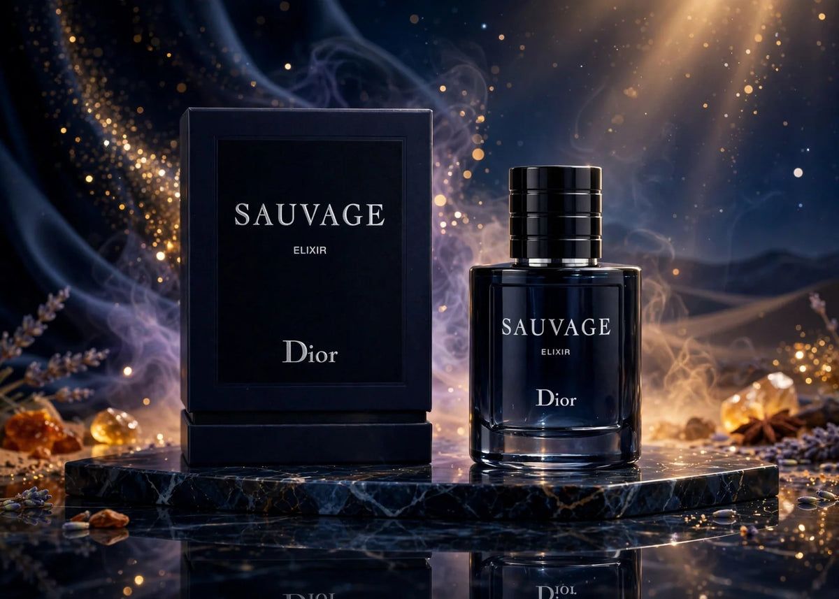 Dior Sauvage Elixir Parfum for Men 3.4 fl oz / 100ml Intense Long-Lasting Fragrance