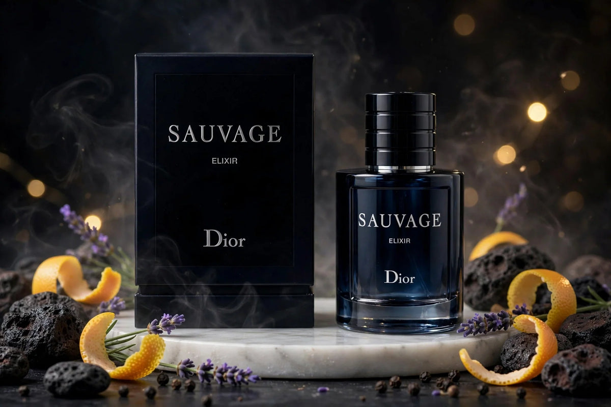 Christian Dior Sauvage Elixir for Men – Luxury Spicy Woody Fragrance, 3.4 oz / 100 mL