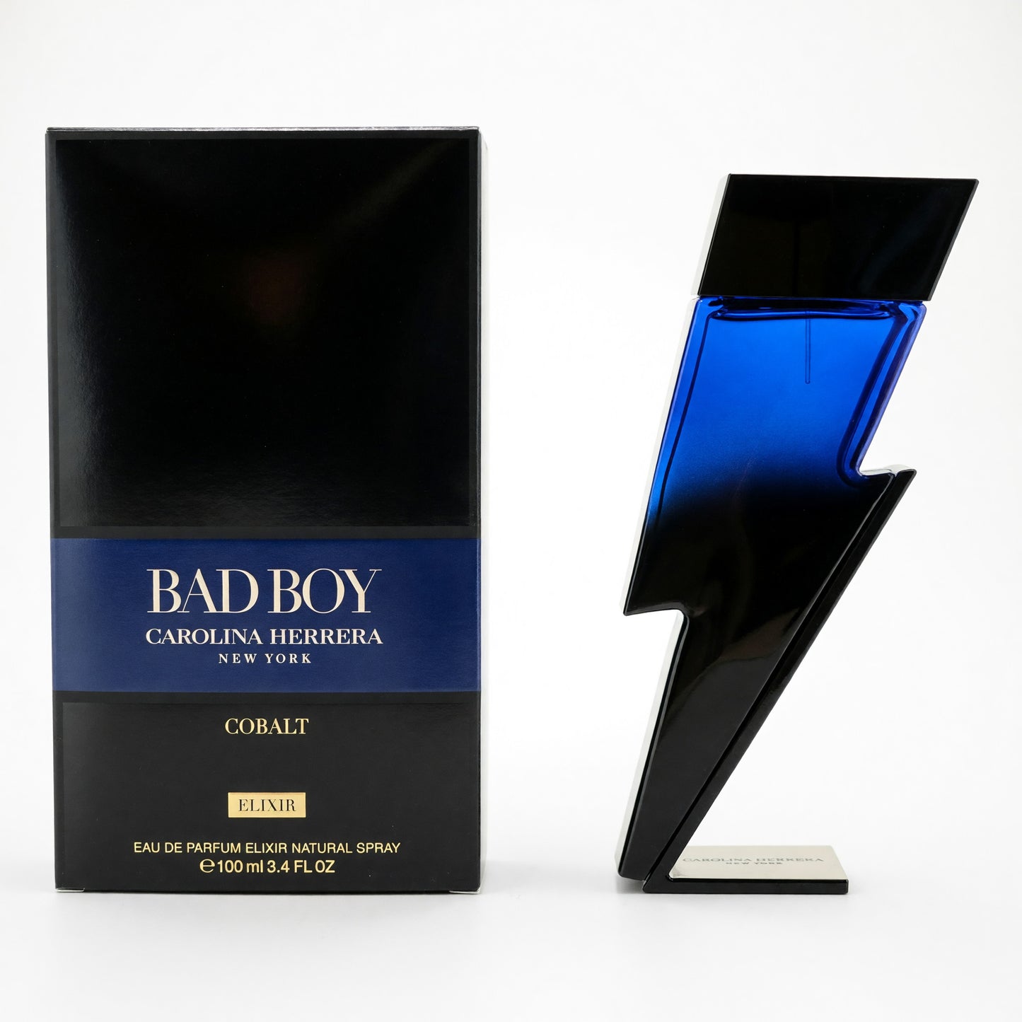 Bad Boy Cobalt Elixir by Carolina Herrera, 3.4oz EDP Elixir Spray men