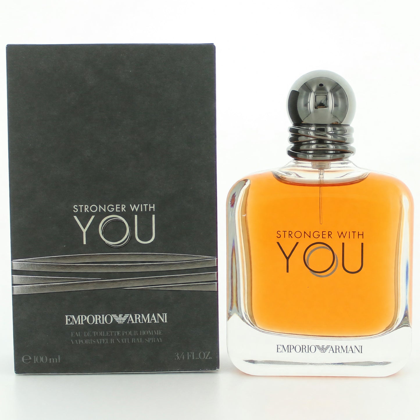 Stronger With You by Emporio Armani, 3.4 oz EDT Spray for Men