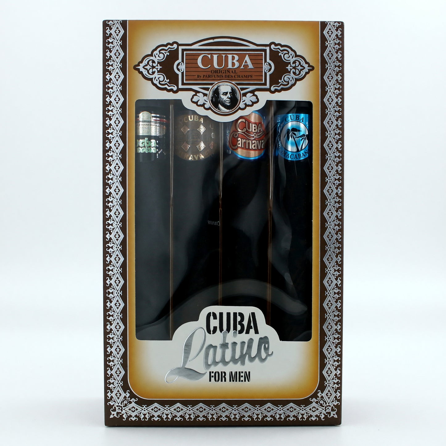 Cuba Latino by Cuba, 4 Piece Gift Set for Men
