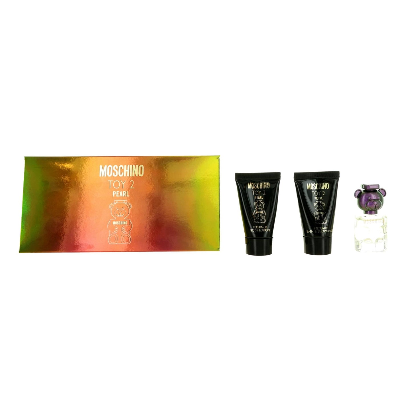 Moschino Toy 2 Pearl by Moschino, 3 Piece Mini Set for Unisex