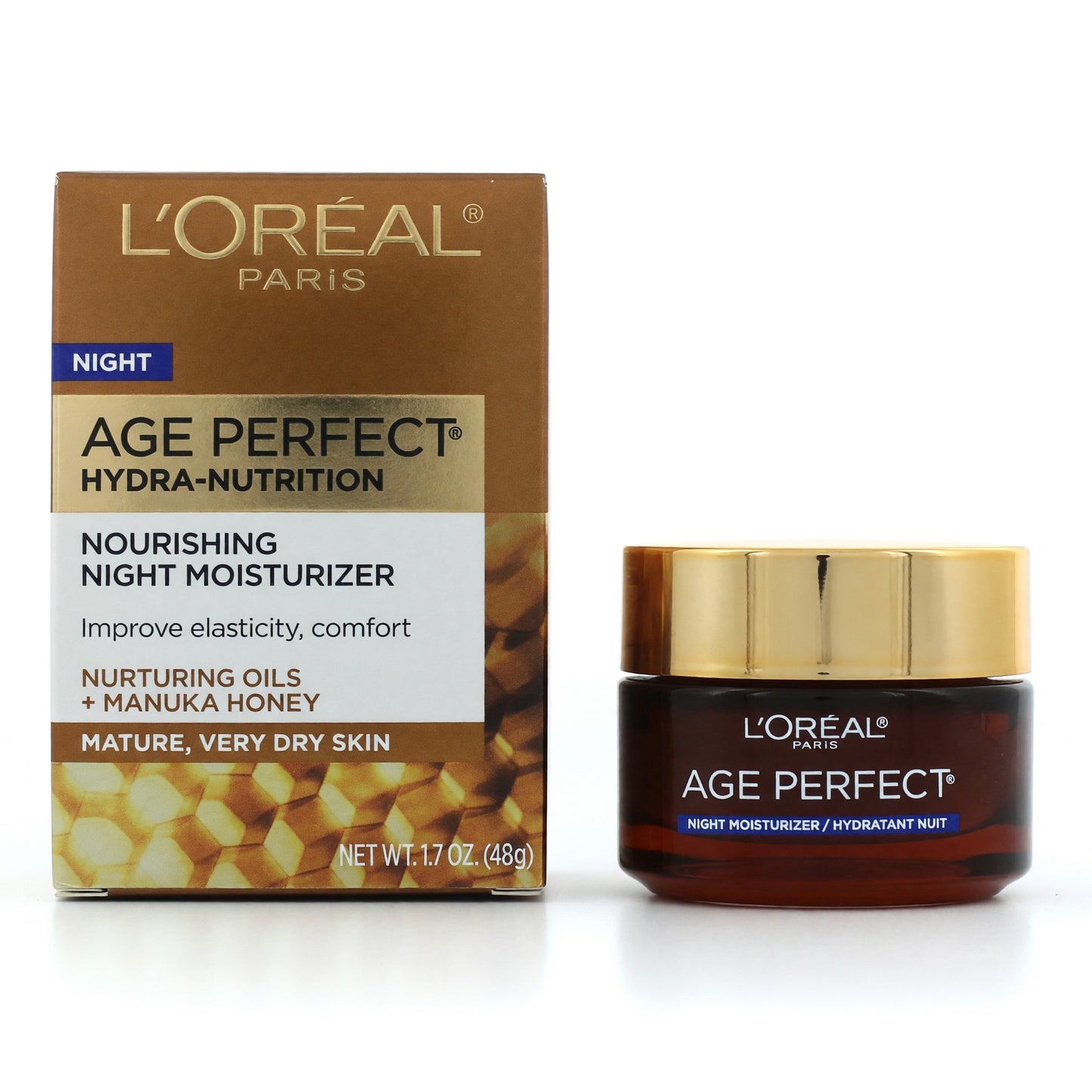 L'Oreal Age Perfect Hydra-Nutrition, 1.7oz Nourishing Night Moisturizer