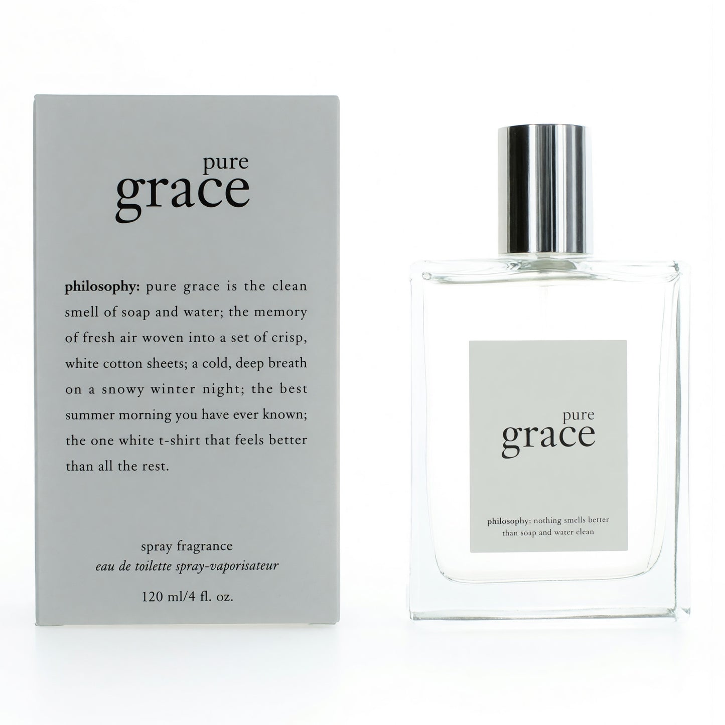Pure Grace by Philosophy, 4 oz EDT Spray for Women