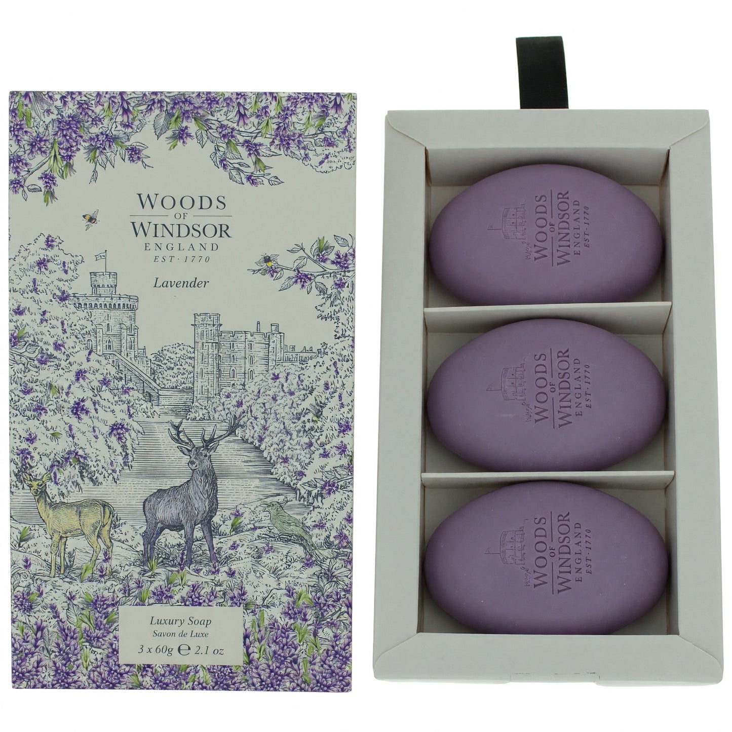 Woods of Windsor Lavender by Woods of Windsor, 3 X 2.1oz Luxury Soap women