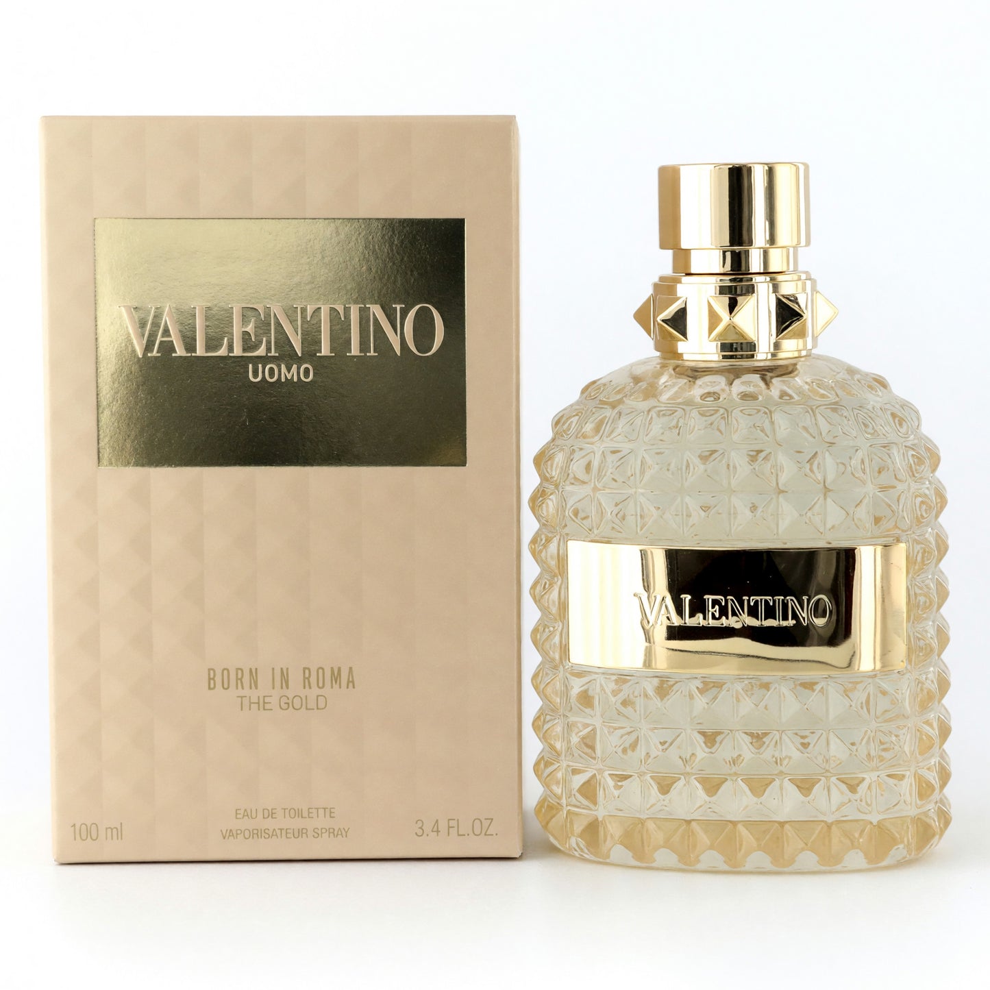 Valentino Uomo Born in Roma The Gold by Valentino 3.4oz EDT Spray men
