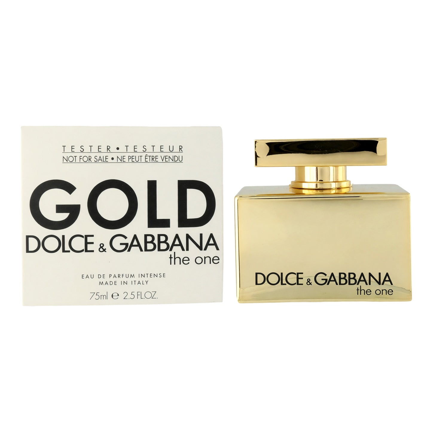 The One Gold by Dolce & Gabanna, 2.5 oz EDP Intense Spray TESTER