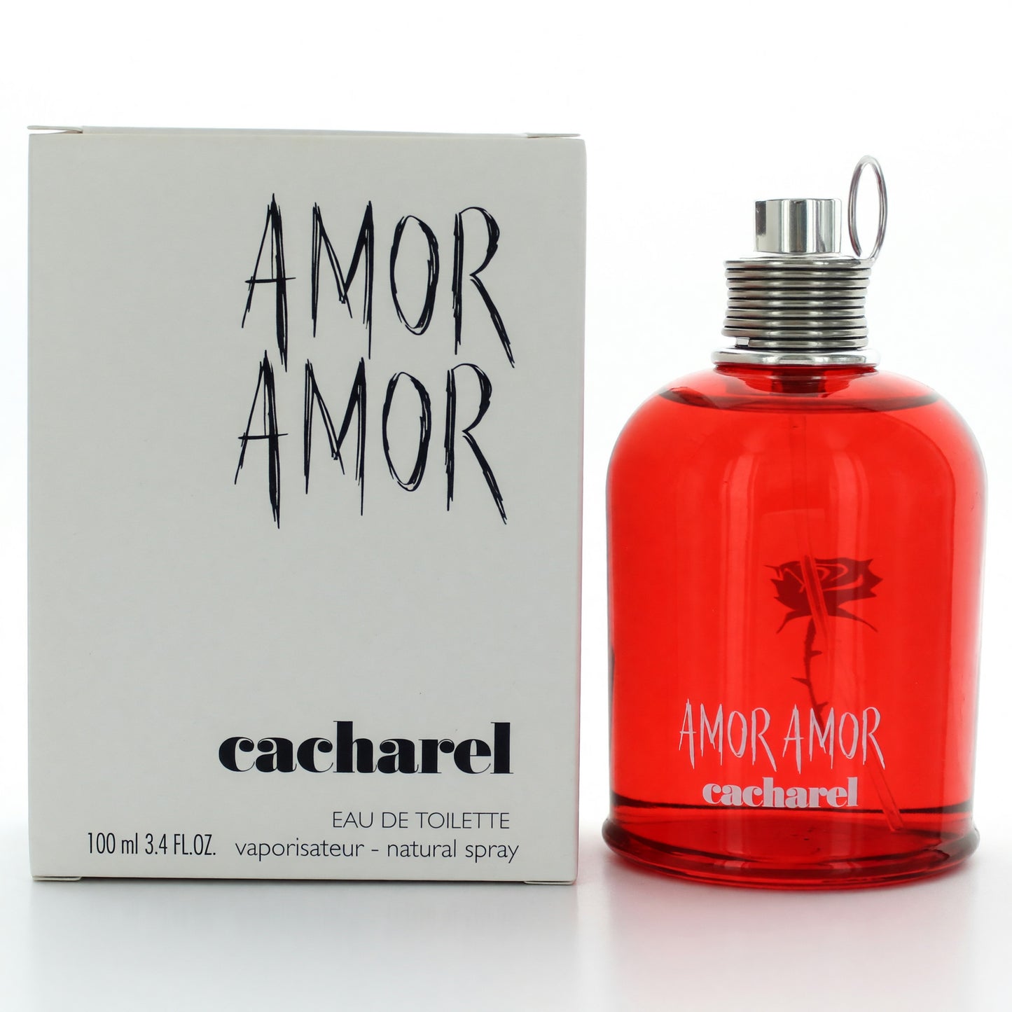 Amor Amor by Cacharel, 3.4 oz EDT Spray for Women Tstr