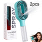 2in1 Sprayer Comb Detangling Scalp Massage Hairbrush With Spray Bottle Essential Oil Water Mist Spray Brush Anti-static Summer