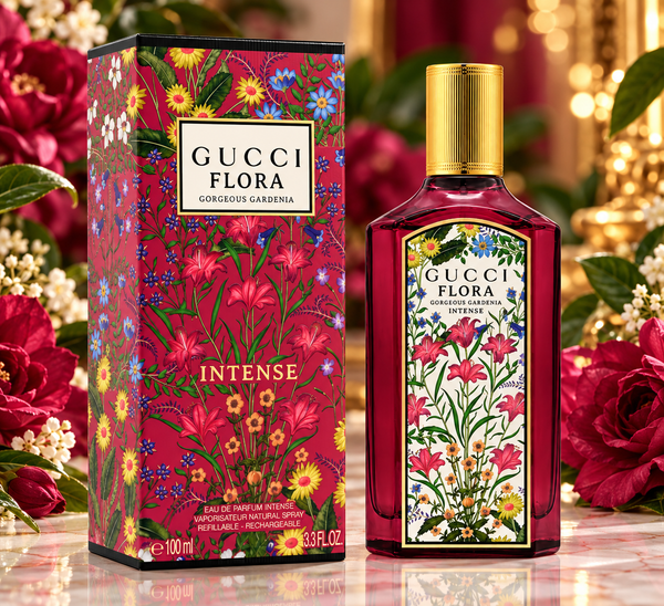 Gucci Flora Gorgeous Gardenia Intense EDP 3.3 oz / 100 ml – Women's Perfume for Women