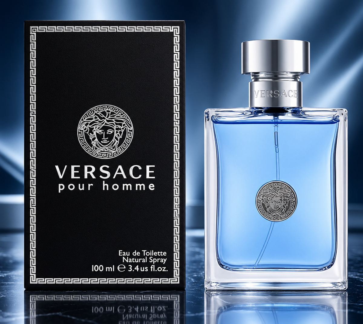 Versace Pour Homme EDT 3.4 oz / 100 ml – Men's Designer Cologne for Men