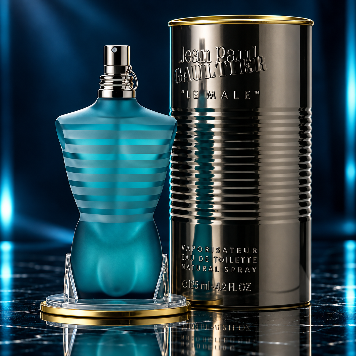 Jean Paul Gaultier Le Male Eau de Toilette 4.2 oz / 125 ml for Men –