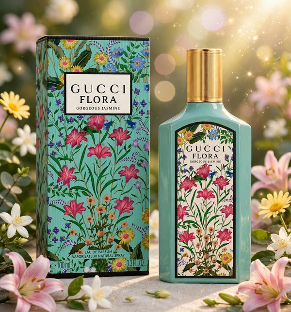 Gucci Flora Gorgeous Jasmine Eau de Parfum for Women – Floral Fragrance, 100 mL