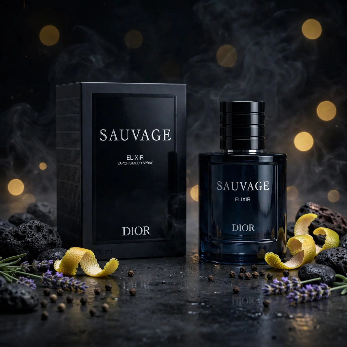 Dior Sauvage Elixir for Men – Luxury Spicy Woody Fragrance, 3.4 oz / 100 mL