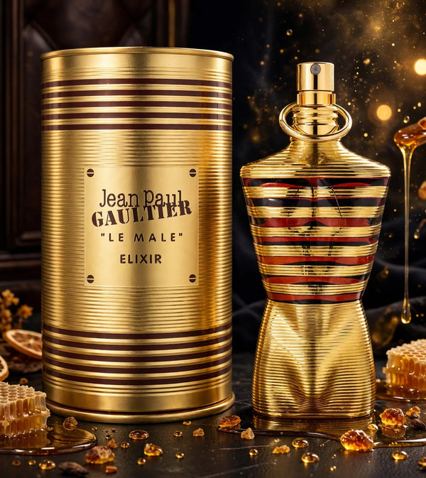 Jean Paul Gaultier Le Male Elixir Parfum for Men, 2.5 fl oz / 75 mL