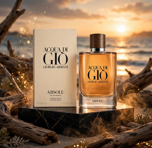 Giorgio Armani Acqua di Gio Absolu EDP 125ml (4.2 oz) – Luxury Men’s Marine & Woody Fragrance