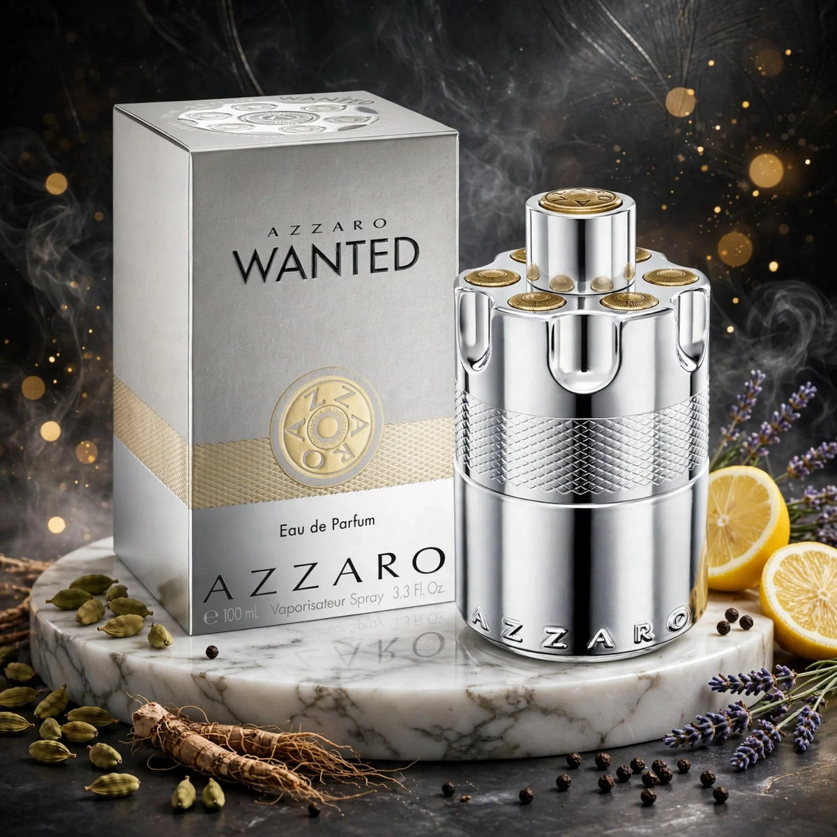 Azzaro Wanted Eau de Parfum for Men 100ml (3.4 Fl Oz)