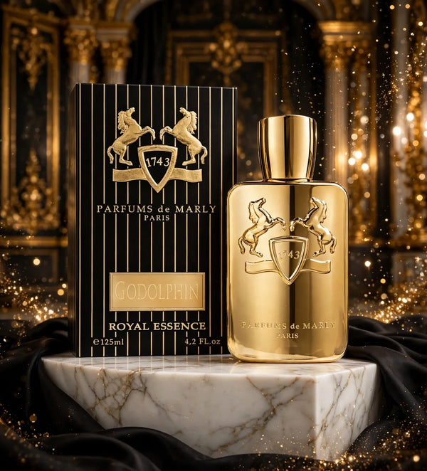 Parfums de Marly Godolphin Men’s Perfume 125ml (4.2 oz) – Luxury Leather, Amber & Woody Fragrance