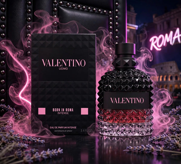Valentino Uomo Born in Roma Intense EDP for Men 3.4 oz (100ml)