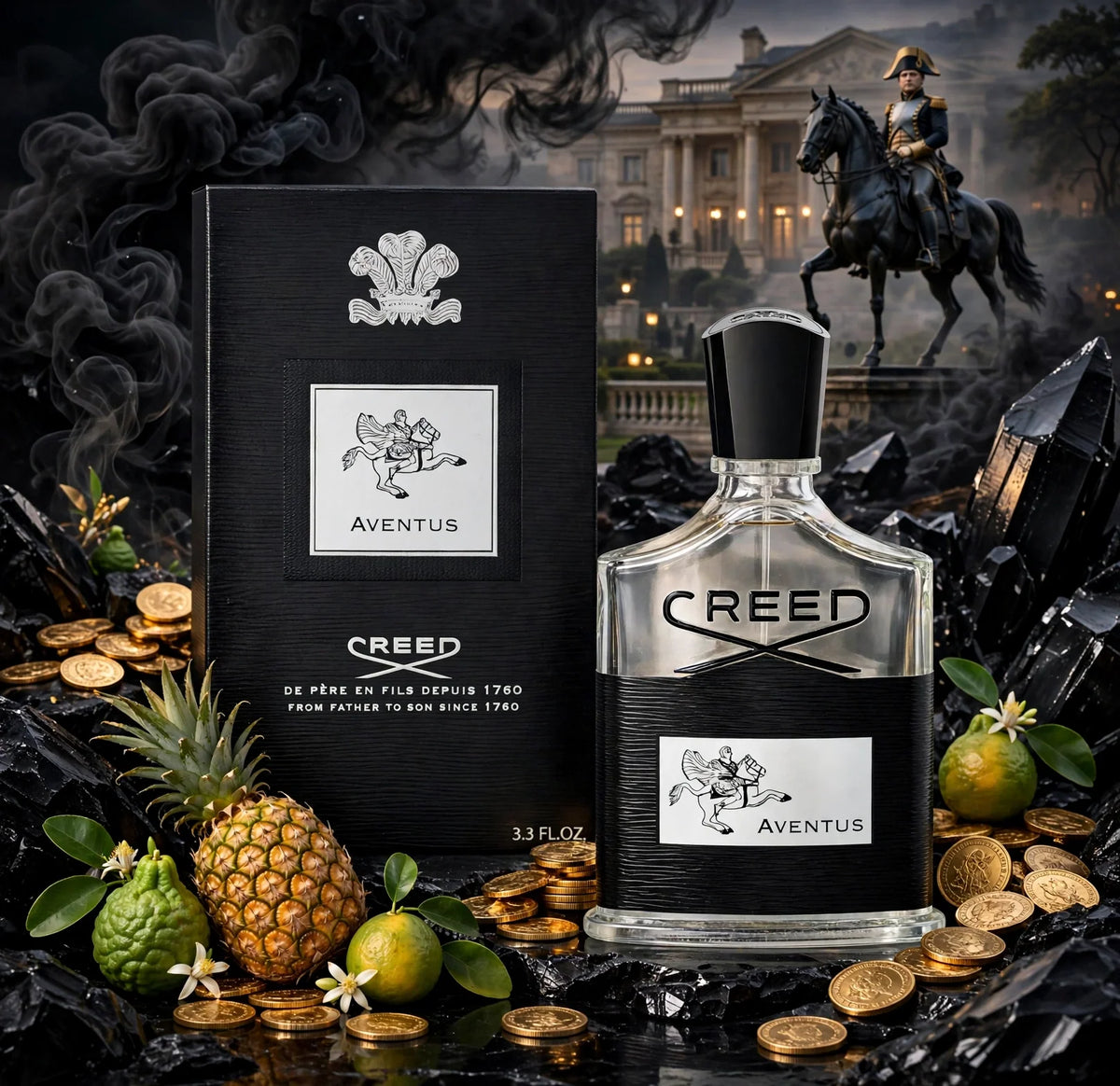 Creed Aventus Eau de Parfum for Men 3.3 oz (100ml)