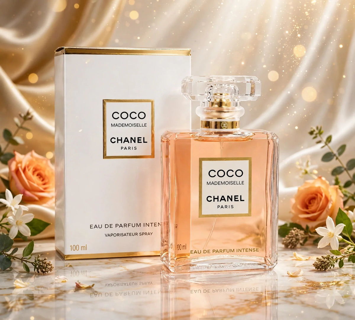 CHANEL Coco Mademoiselle Intense Eau de Parfum for Women, 3.4 oz / 100 mL