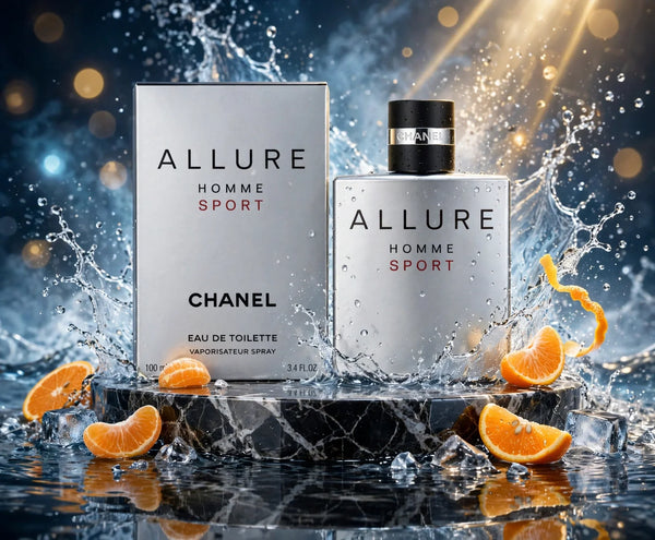 CHANEL Allure Homme Sport Eau de Toilette for Men, 3.4 oz / 100