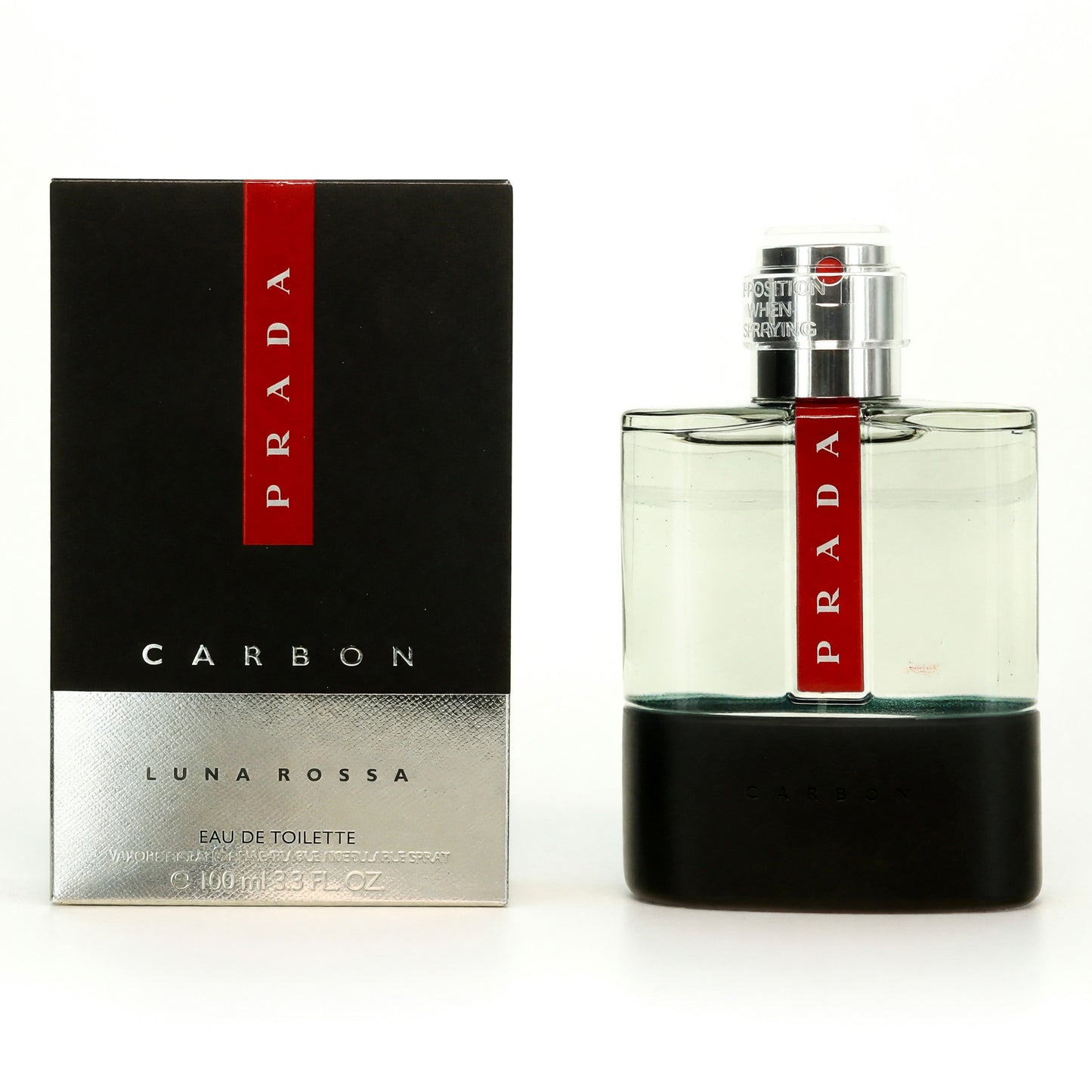 Prada Luna Rossa Carbon by Prada, 3.4 oz EDT Spray for Men