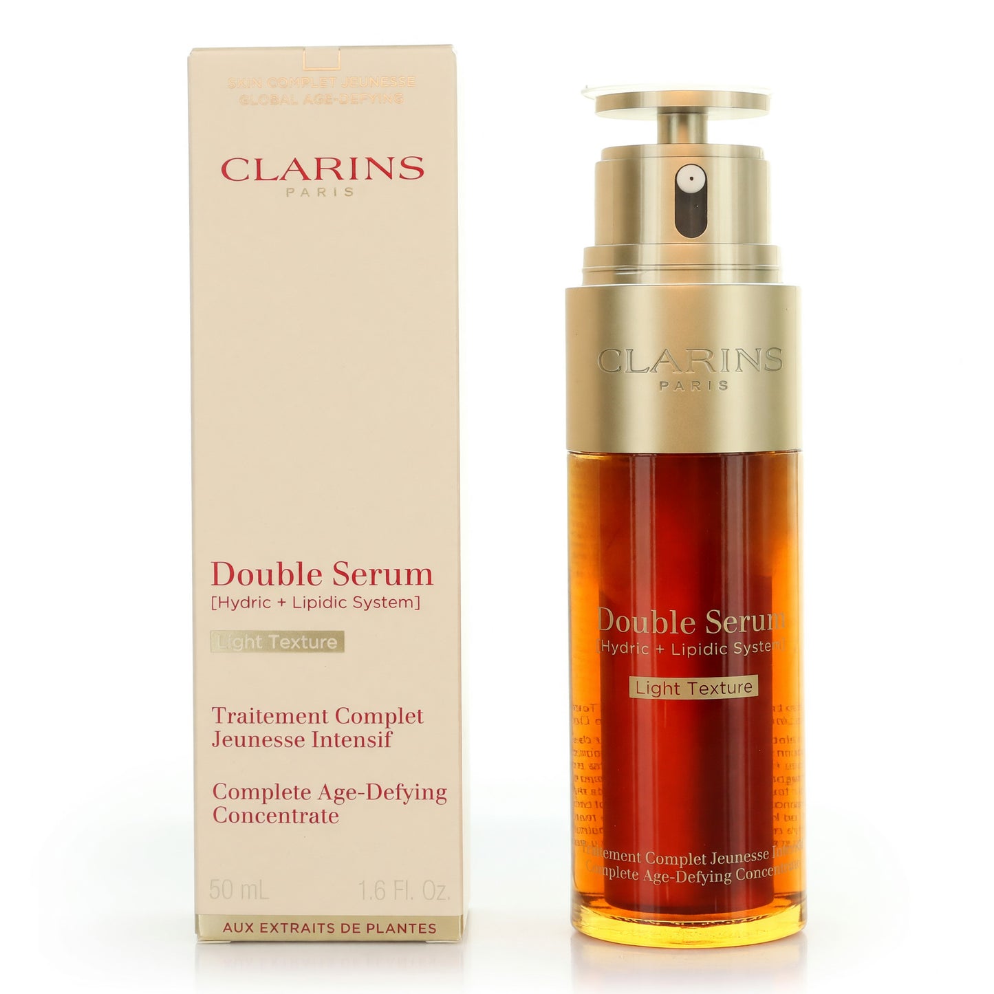 Clarins by Clarins, 1.6 oz Double Serum, Light Texture.