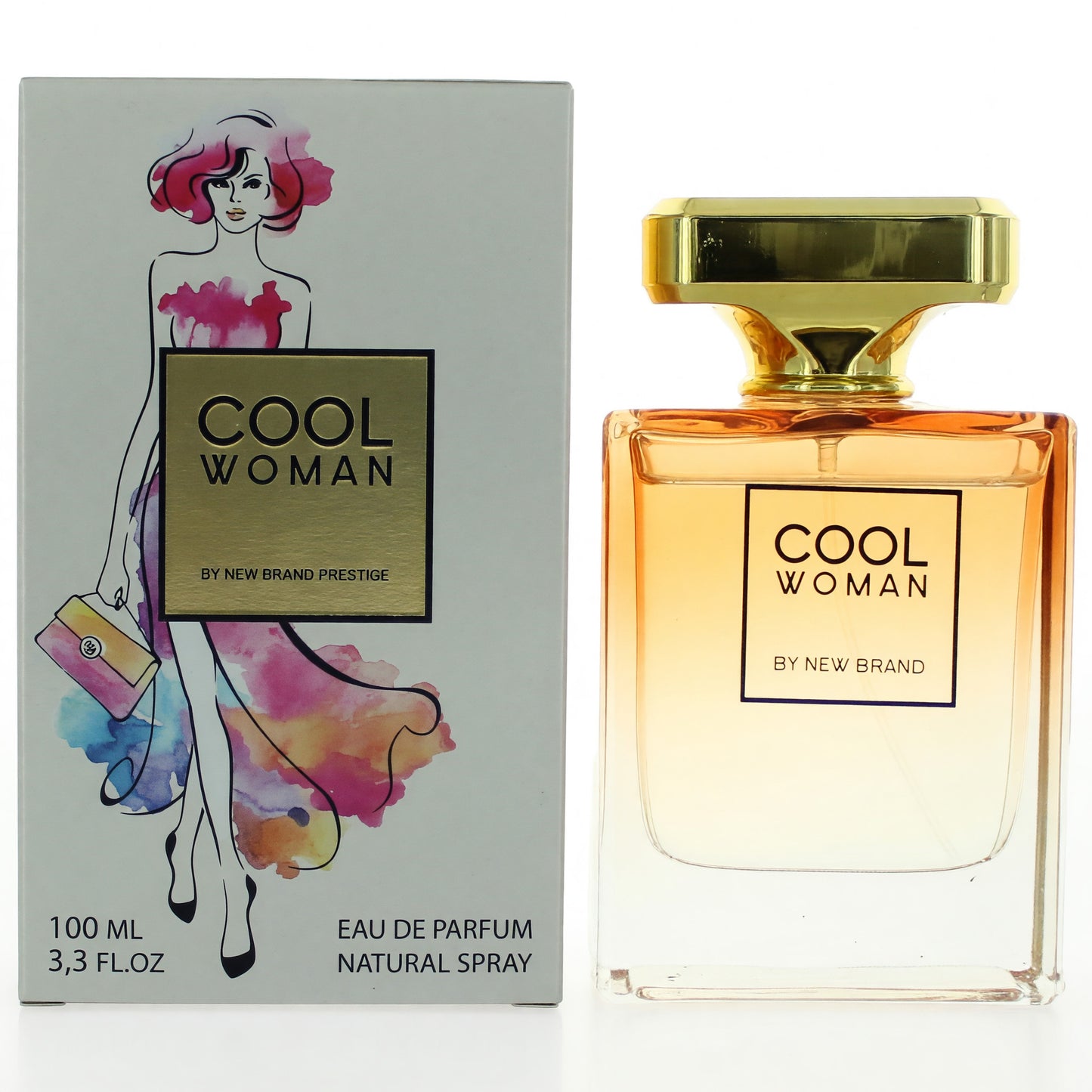 Cool Woman by New Brand, 3.3 oz EDP Spray for Women