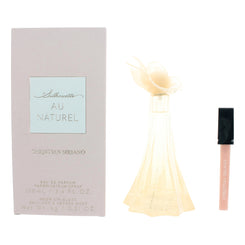 Silhouette Au Naturel by Christian Siriano, 3.4oz EDP Spray women with Lip Gloss