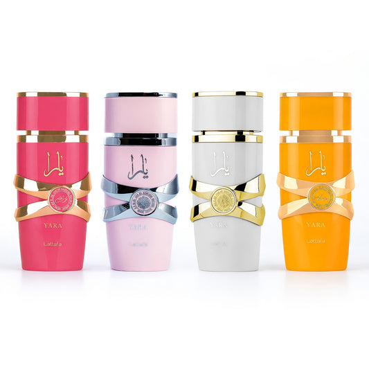 Yara Collection by Lattafa, 4 Piece Gift Set for Women. Mini Set