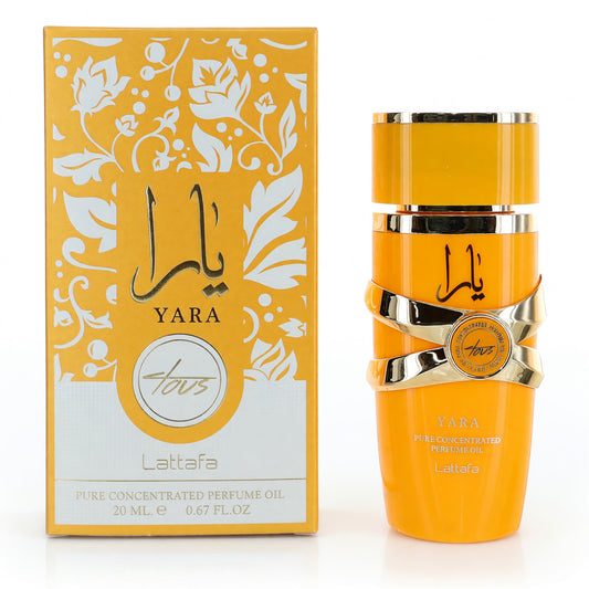 Yara Tous by Lattafa, 0.67 oz Concentrated Perfume Oil for Women