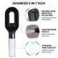 2in1 Sprayer Comb Detangling Scalp Massage Hairbrush With Spray Bottle Essential Oil Water Mist Spray Brush Anti-static Summer