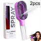 2in1 Sprayer Comb Detangling Scalp Massage Hairbrush With Spray Bottle Essential Oil Water Mist Spray Brush Anti-static Summer