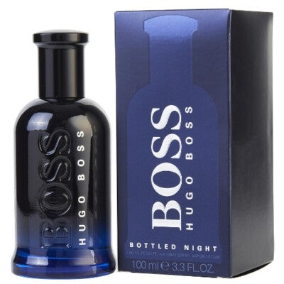 Boss Bottled Night by Hugo Boss 3.3 oz EDT Cologne for Men Brand New In Box