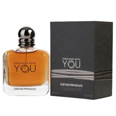 Emporio Armani Stronger With You Eau De Toilette Spray, Cologne for Men, 3.4 Oz