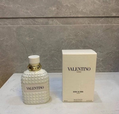 NEW VALENTINO UOMO BORN IN ROMA 
IVORY EDT SPRAY FOR MEN 3.4 Oz / 100 ml.
